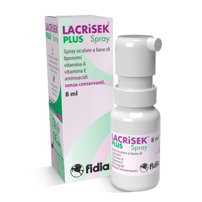LACRISEK PLUS SPRAY SENZA CONSERVANTI SOLUZIONE OFTALMICA 8 ML LACRISEK PLUS SPRAY SENZA CONSERVANTI SOLUZIONE OFTALMICA 8 ML