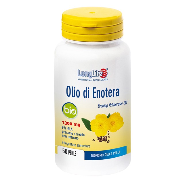 LONGLIFE OLIO ENOTERA BIO 1300 MG 50 PERLE LONGLIFE OLIO ENOTERA BIO 1300 MG 50 PERLE