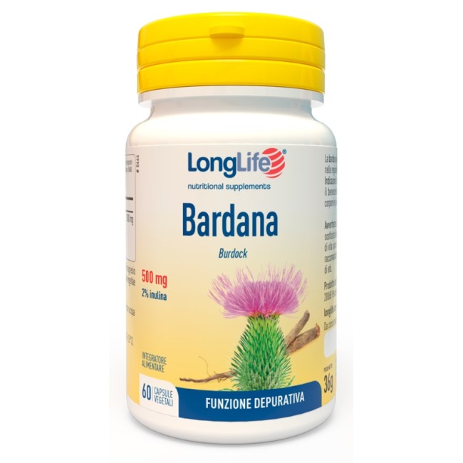 LONGLIFE BARDANA 60 CAPSULE VEGETALI LONGLIFE BARDANA 60 CAPSULE VEGETALI