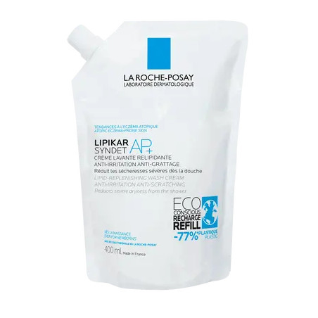 La Roche Posay Lipikar Syndet AP+ Crema lavante per il corpo RICARICA 400 ml