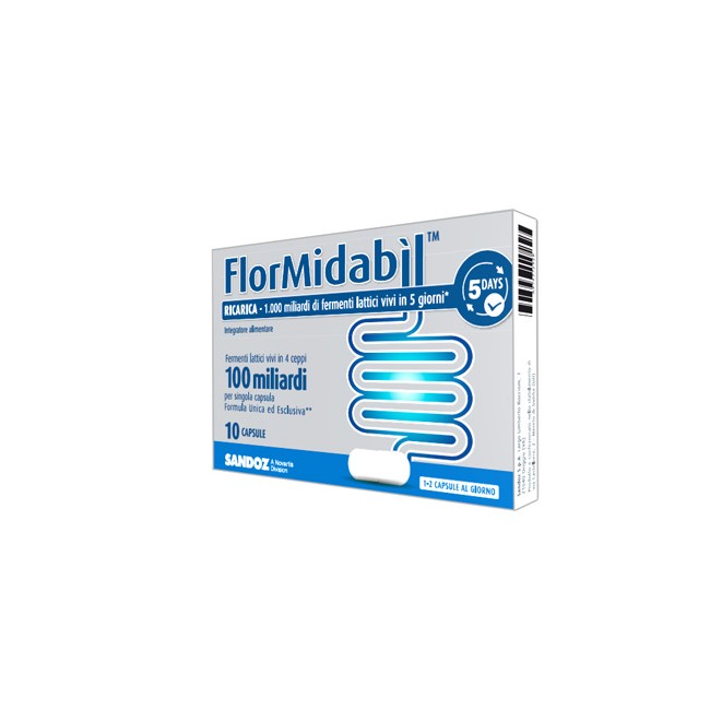 FLORMIDABIL RICARICA 10 CAPSULE FLORMIDABIL RICARICA 10 CAPSULE