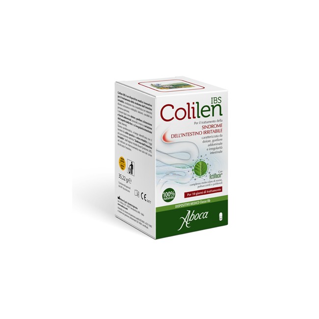 Flacone da 60 opercoli di Colilen IBS, prodotto utile per il trattamento dell'intestino irritabile. Flacone da 60 opercoli di Colilen IBS, prodotto utile per il trattamento dell'intestino irritabile.