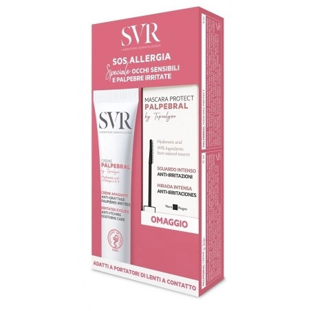 SVR TOPIALYSE PALPEBRAL SET OCCHI SENSIBILI 1 PALPEBRAL CREME 15 ML + 1 PALPEBRAL MASCARA PROTECT
