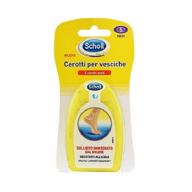 SCHOLL CEROTTI PER VESCICHE MEDIO 5 PEZZI SCHOLL CEROTTI PER VESCICHE MEDIO 5 PEZZI