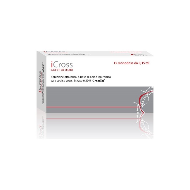 SOLUZIONE OFTALMICA ICROSS 15 MONODOSI DA 0,35 ML SOLUZIONE OFTALMICA ICROSS 15 MONODOSI DA 0,35 ML