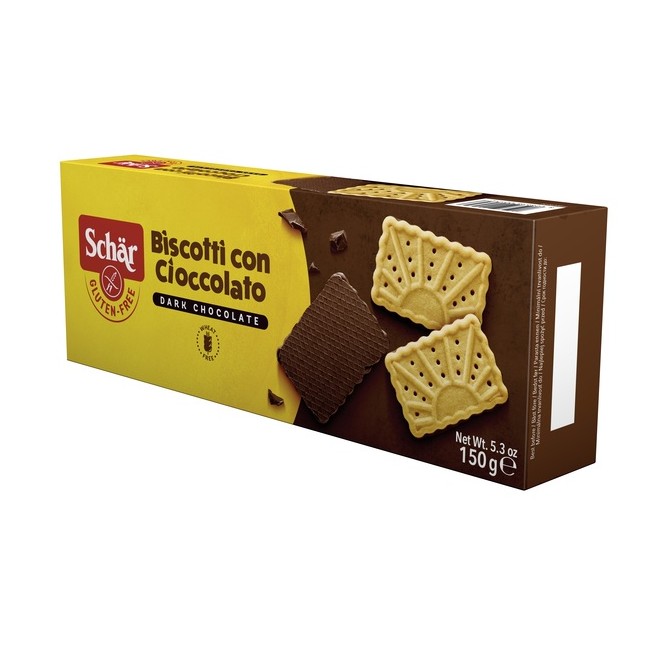 SCHAR BISCOTTO CON CIOCCOLATO DARK CHOCOLATE 150 G SCHAR BISCOTTO CON CIOCCOLATO DARK CHOCOLATE 150 G