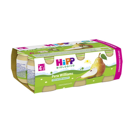 HIPP BIO OMOGENEIZZATO PERA WILLIAMS 6X80 G HIPP BIO OMOGENEIZZATO PERA WILLIAMS 6X80 G
