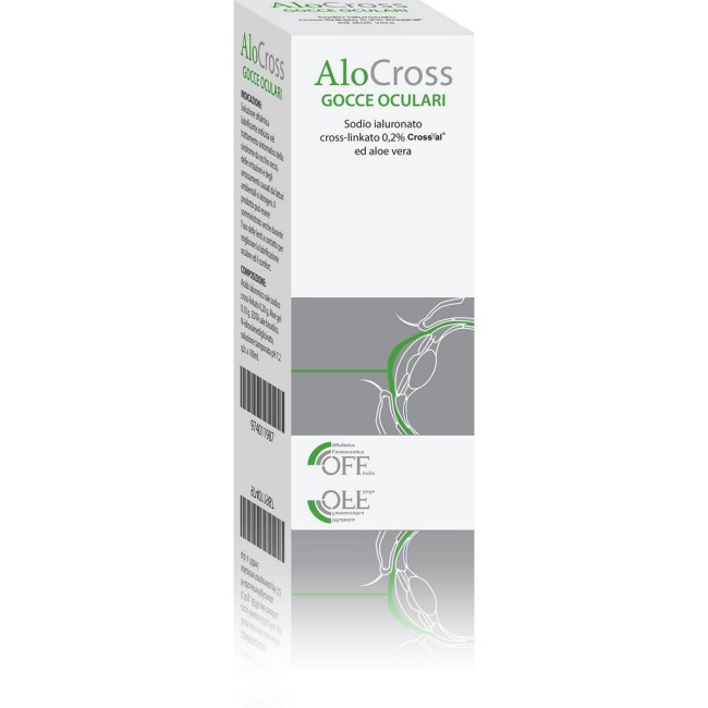 GOCCE OCULARI ALOCROSS ACIDO IALURONICO CROSS-LINKATO 0,2% E ALOE VERA 8 ML GOCCE OCULARI ALOCROSS ACIDO IALURONICO CROSS-LINKATO 0,2% E ALOE VERA 8 ML