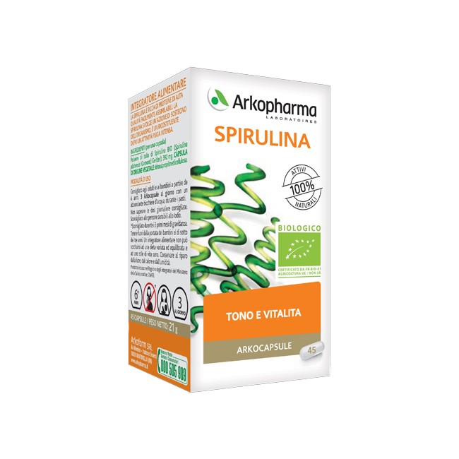 ARKO CAPSULE SPIRULINA BIO 45 CAPSULE ARKO CAPSULE SPIRULINA BIO 45 CAPSULE