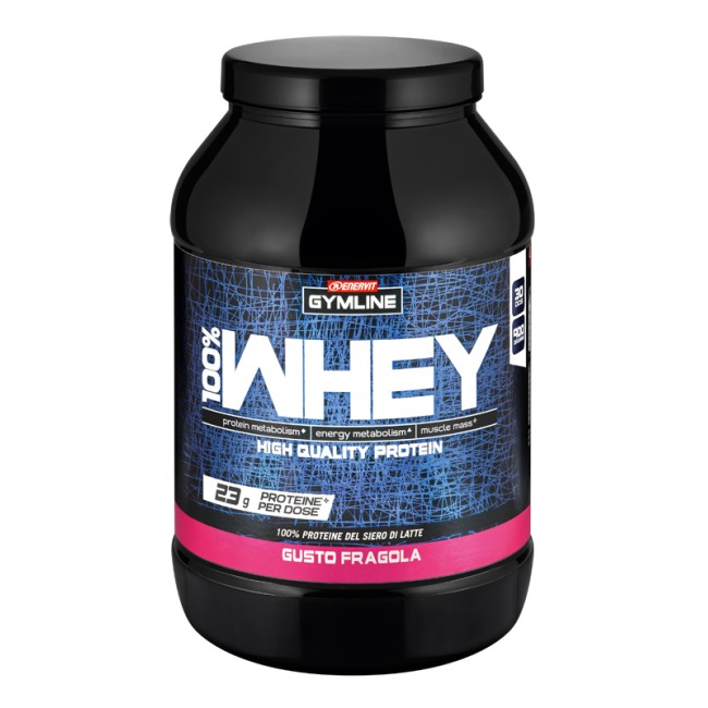 GYMLINE 100% WHEY CONCENTRATE FRAGOLA 900 G GYMLINE 100% WHEY CONCENTRATE FRAGOLA 900 G