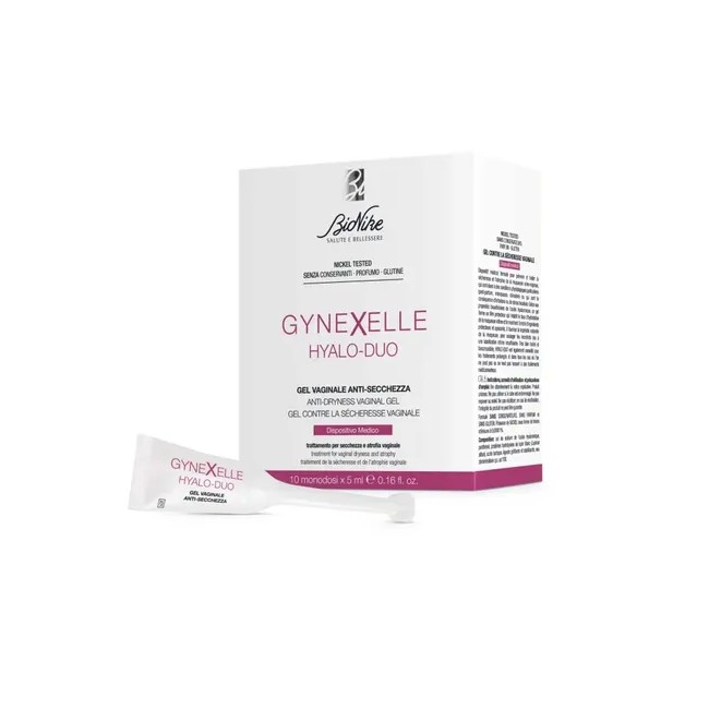 GYNEXELLE HYALO-DUO GEL VAGINALE ANTI-SECCHEZZA 10 PEZZI DA 15 ML GYNEXELLE HYALO-DUO GEL VAGINALE ANTI-SECCHEZZA 10 PEZZI DA 15 ML