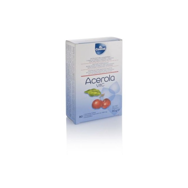 ACEROLA VITAMINA C 80 TAVOLETTE ACEROLA VITAMINA C 80 TAVOLETTE