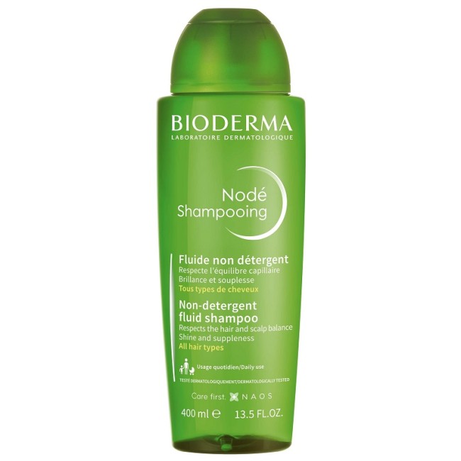flacone da 400 ml di Bioderma Node Fluido Shampoo Non Delipidizzante.