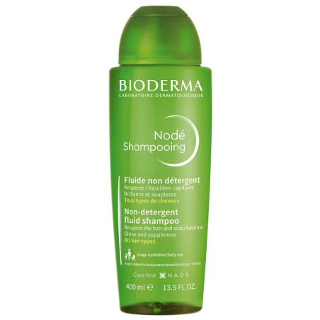 flacone da 400 ml di Bioderma Node Fluido Shampoo Non Delipidizzante.