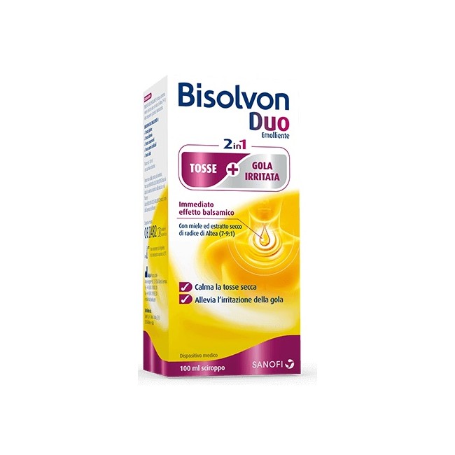 BISOLVON DUO SCIROPPO EMOLLIENTE 100 ML BISOLVON DUO SCIROPPO EMOLLIENTE 100 ML