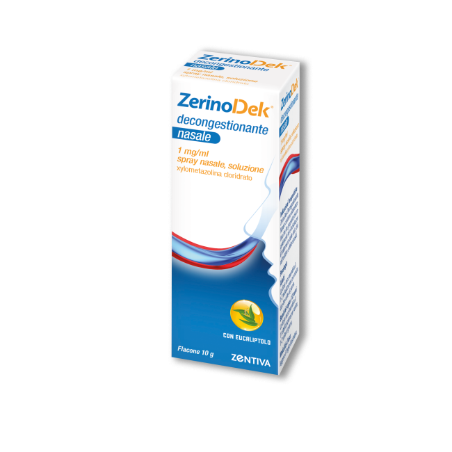 Zerinodek 1mg/ml Spray Decongestionante Nasale 10g Zerinodek 1mg/ml Spray Decongestionante Nasale 10g
