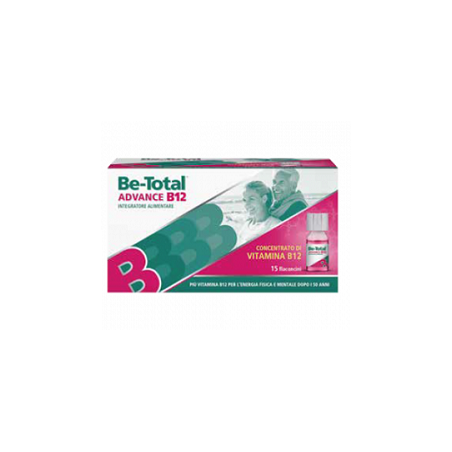 Confezione da 15 Flaconi di Betotal Advance B12 integratore con vitamina B12 Confezione da 15 Flaconi di Betotal Advance B12 integratore con vitamina B12