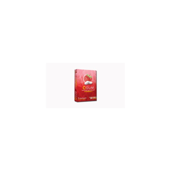 C GUM GUSTO FRAGOLA 9 PEZZI C GUM GUSTO FRAGOLA 9 PEZZI