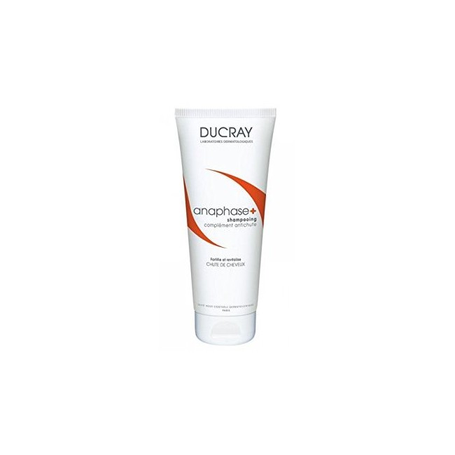 Flacone da 200 ml di Ducray Anaphase+ Shampoo Rinforzante Anticaduta. Flacone da 200 ml di Ducray Anaphase+ Shampoo Rinforzante Anticaduta.