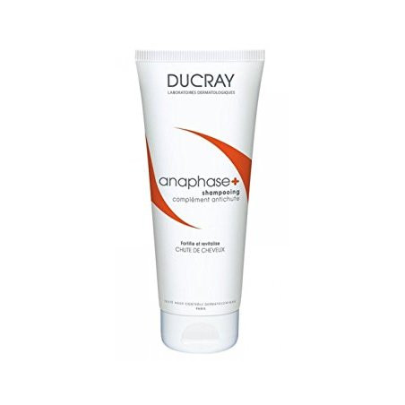 Flacone da 200 ml di Ducray Anaphase+ Shampoo Rinforzante Anticaduta.