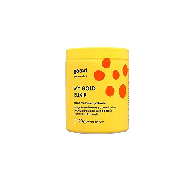Goovi My Gold Elixir Tisana per benessere intestinale e relax Goovi My Gold Elixir Tisana per benessere intestinale e relax