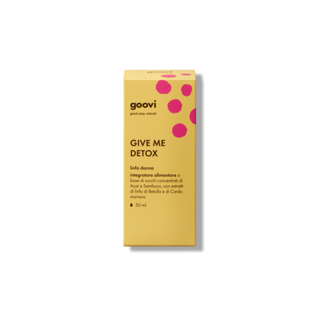 Goovi Give Me Detox Linfa Donna Integratore drenante naturale 50 ml