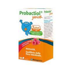 Confezione da 60 compresse di Metagenics Probactiol Junior integratore di fermenti lattici per bambini.