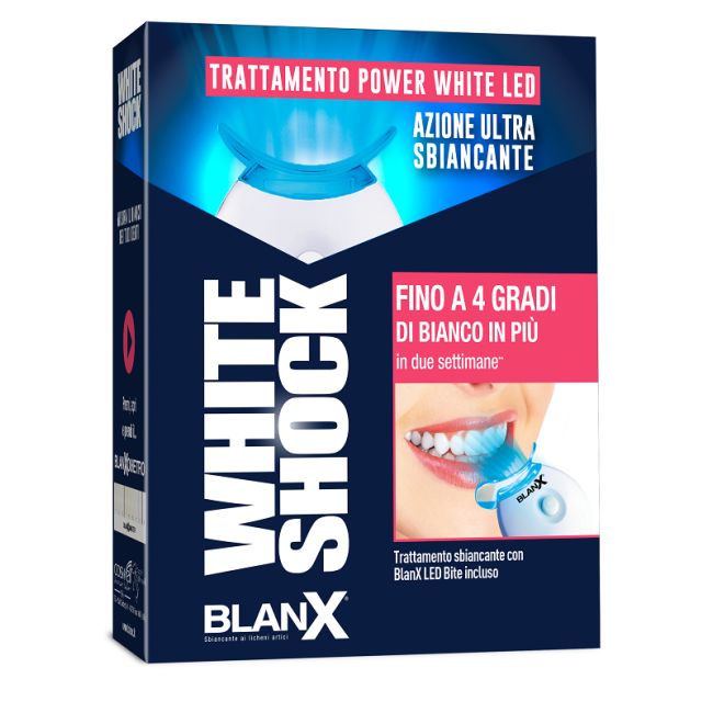 BLANX WHITE SHOCK TRATTAMENTO POWER WHITE GEL 30 ML CON BITE BLANX WHITE SHOCK TRATTAMENTO POWER WHITE GEL 30 ML CON BITE