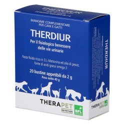 THERDIUR PASTA CANE GATTO 20 BUSTE STICK PACK X 2 G