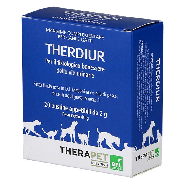 THERDIUR PASTA CANE GATTO 20 BUSTE STICK PACK X 2 G THERDIUR PASTA CANE GATTO 20 BUSTE STICK PACK X 2 G