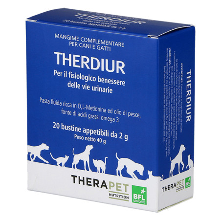 THERDIUR PASTA CANE GATTO 20 BUSTE STICK PACK X 2 G THERDIUR PASTA CANE GATTO 20 BUSTE STICK PACK X 2 G