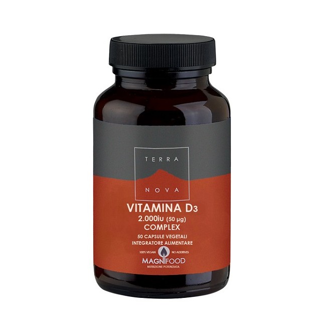 TERRANOVA COMPLESSO DI VITAMINA D3 2000 IU (50UG) 50 CAPSULE TERRANOVA COMPLESSO DI VITAMINA D3 2000 IU (50UG) 50 CAPSULE