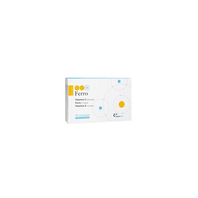 Confezione da 30 compresse di DDM Ferro integratore a base di ferro e vitamine
