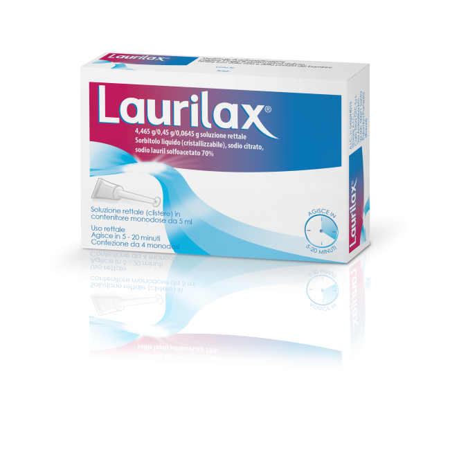 LAURILAX*RETT SOL 4FL MONO 5ML LAURILAX*RETT SOL 4FL MONO 5ML