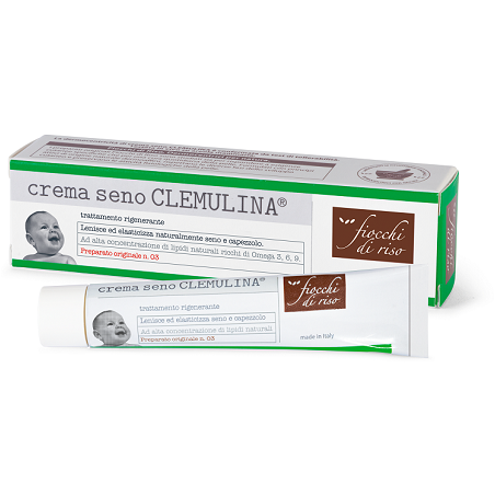 Fiocchi Di Riso Clemulina Crema Riparatrice Per Ragadi E Screpolature Al Seno 15 Ml