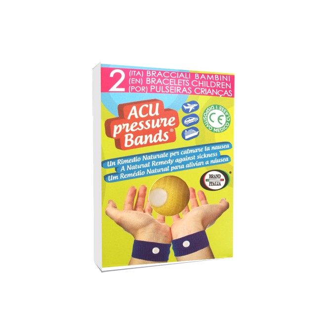 BRACCIALE ACU PRESSURE BAND BAMBINI 2 PEZZI BRACCIALE ACU PRESSURE BAND BAMBINI 2 PEZZI