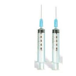 SIRINGA 5 ML AGO GAUGE 23 NUMERO 14 CONO CENTRALE 1 PEZZO