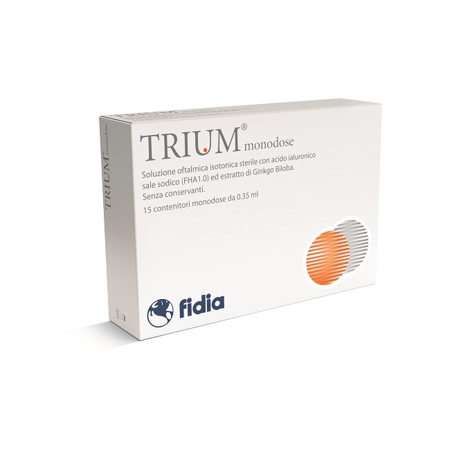 TRIUM MONODOSE GOCCE OCULARI 15 FLACONCINI TRIUM MONODOSE GOCCE OCULARI 15 FLACONCINI