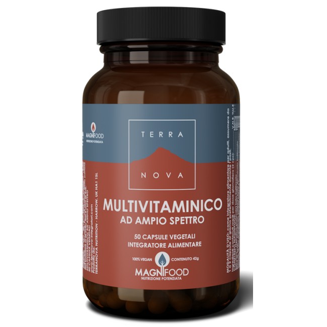 TERRANOVA COMPLESSO MULTIVITAMINICO AD ALTO SPETTRO 50 CAPSULE TERRANOVA COMPLESSO MULTIVITAMINICO AD ALTO SPETTRO 50 CAPSULE