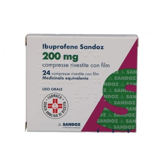 IBUPROFENE SAN*24CPR RIV 200MG IBUPROFENE SAN*24CPR RIV 200MG