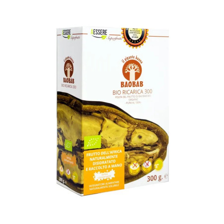 RICARICA BIO BAOBAB AESSERE POLVERE 300 G RICARICA BIO BAOBAB AESSERE POLVERE 300 G