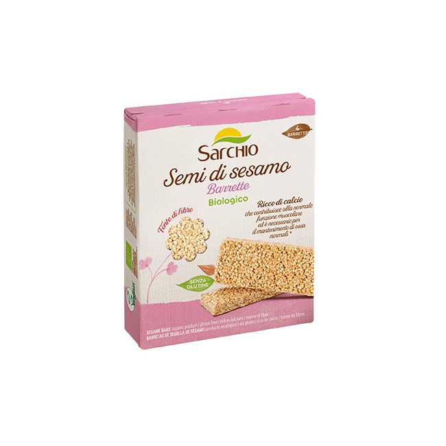 BARRETTE SEMI DI SESAMO 4X20 G BARRETTE SEMI DI SESAMO 4X20 G