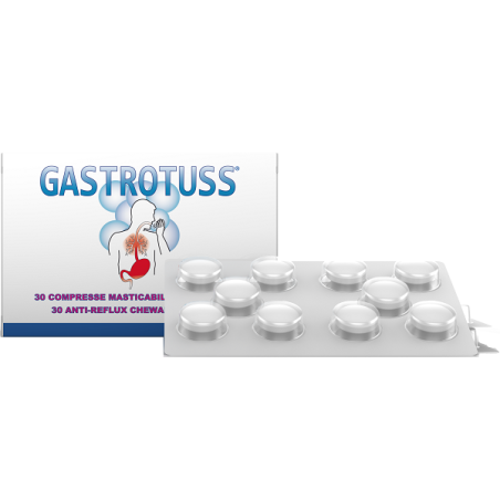 GASTROTUSS ANTIREFLUSSO 30 COMPRESSE MASTICABILI GASTROTUSS ANTIREFLUSSO 30 COMPRESSE MASTICABILI