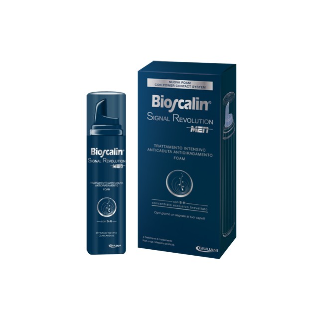 BIOSCALIN SIGNAL REVOLUTION MEN TRATTAMENTO INTENSIVO ANTICADUTA ANTIDIRADAMENTO FOAM 75 ML BIOSCALIN SIGNAL REVOLUTION MEN TRATTAMENTO INTENSIVO ANTICADUTA ANTIDIRADAMENTO FOAM 75 ML