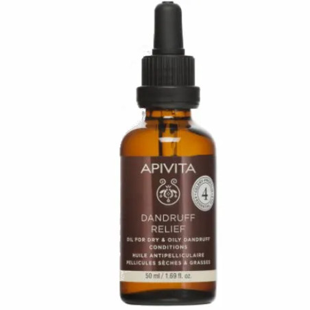 APIVITA OIL PRE-SHAMPOO DANDRUFF RELIEF 4 OLIO ESSENZIALE 50 ML/19 APIVITA OIL PRE-SHAMPOO DANDRUFF RELIEF 4 OLIO ESSENZIALE 50 ML/19
