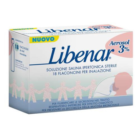 LIBENAR 18 FIALE AEROSOL IPERTONICHE 3% LIBENAR 18 FIALE AEROSOL IPERTONICHE 3%