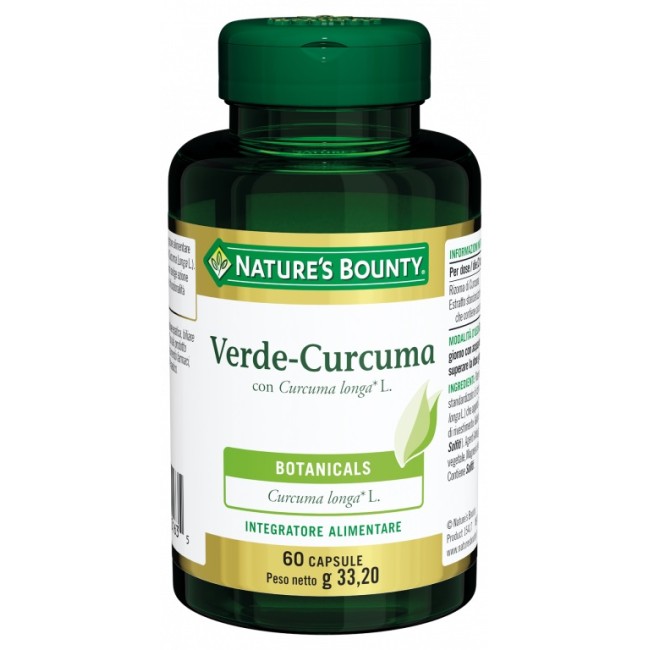 VERDE CURCUMA 60 CAPSULE 33,2 G VERDE CURCUMA 60 CAPSULE 33,2 G