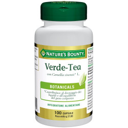 Confezione da 100 capsule di Nature's Bounty Verde-Tea Integratore Per Dimagrimento e Drenaggio Dei Liquidi.