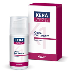 Flacone da 50 ml di Kerà K1, crema contro la cheratosi attinica.