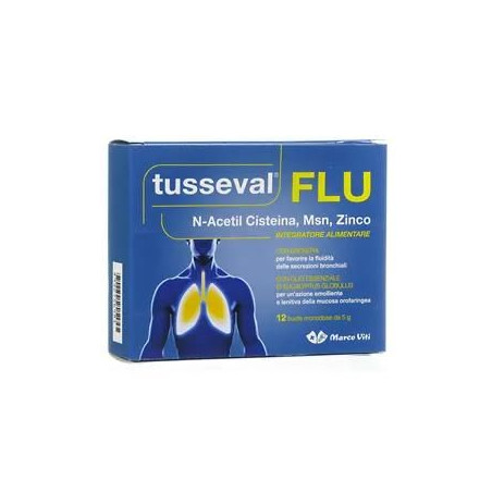 TUSSEVAL FLU 12 BUSTINE SOLUBILI TUSSEVAL FLU 12 BUSTINE SOLUBILI